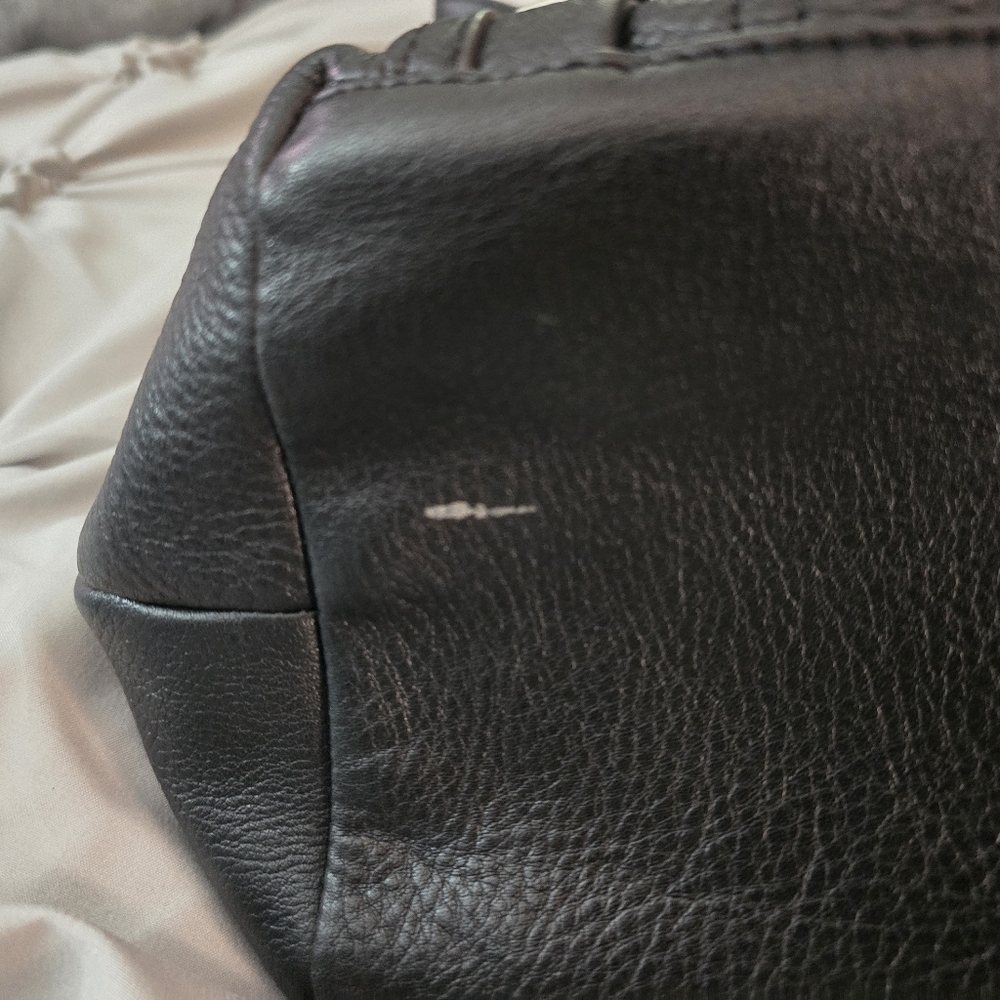 B. MASKOWKY Black Studded Leather Shoulder Bag - Picture 12 of 15